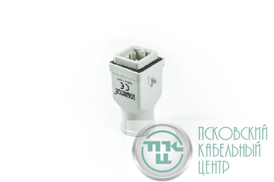 Вилка 4 полюса 10А верхний вводпластиковый корпус EMAS EBP04FU30