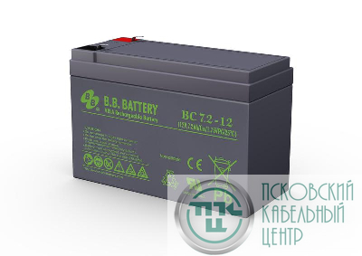Аккумулятор 12В 7.2А.ч BC 7.2-12 B.B. Battery