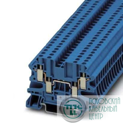 Клемма проходная UT 2.5-QUATTRO BU Phoenix Contact 3044555