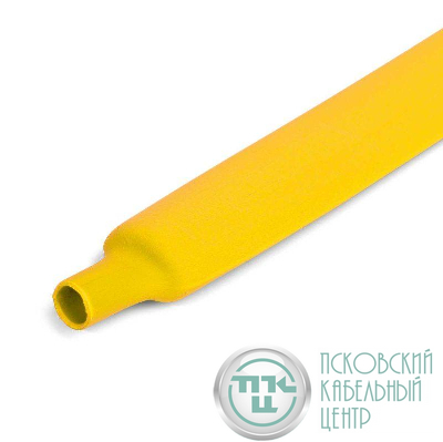 Трубка термоусадочная ТУТ (HF)-50/25 желт. (уп.10м) КВТ 84978