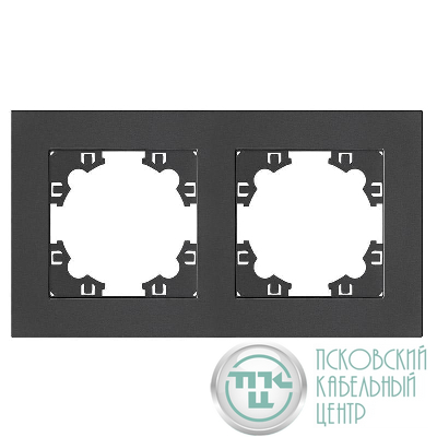 Рамка 2-м Афина универс. графит Universal A0044-Gr