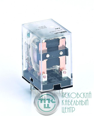 Реле промежуточное ПР-102 5А 24В DC 2 конт. с LED-индикацией DEKraft 23838DEK