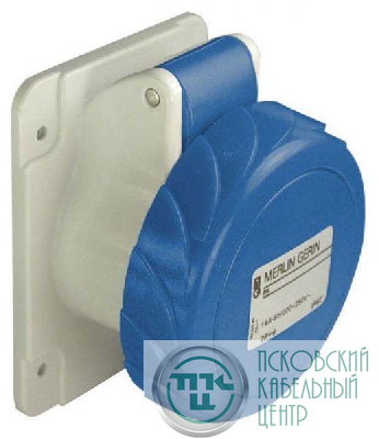 Розетка СП прям. 16А 220В 2P+E винт. клеммы IP67 SchE PKF16G723