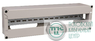 Панель электрораспределительная 3U с DIN-рейкой сер. ITK EDP35-3U22M
