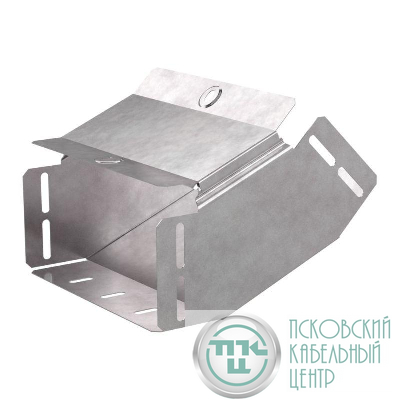 Угол вертикальный внутр. 45град. 200х100 0.7мм с крышкой Стандарт Промрукав PR16.0449