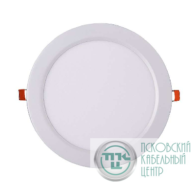Светильник светодиодный PPL-R WH 24Вт 6500К IP40 d300мм ДВО встраив. ультратонкий кругл. JazzWay 5009776A