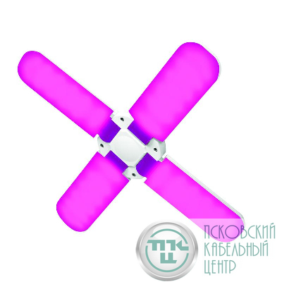 Лампа светодиодная LED-P65-32W/SPSB/E27/FR/P4 PLP32WH 32Вт P65 лепестковая матовая E27 для растений спектр для рассады и цветения (упак. картон) Uniel UL-00007408