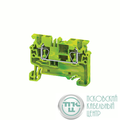 Клемма заземляющая пружинная OptiClip CXG-2.5-PE-(0.2-2.5) КЭАЗ 289759