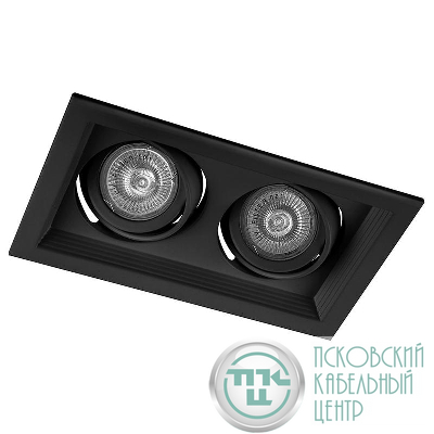 Светильник DLT202 G5.3 MR16 потолочн. встраив. черн. FERON 32442