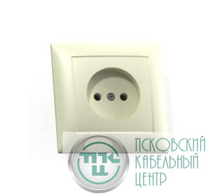 Розетка 1-м СП Селена РС16-369 16А IP20 сл. кость Кунцево 8145