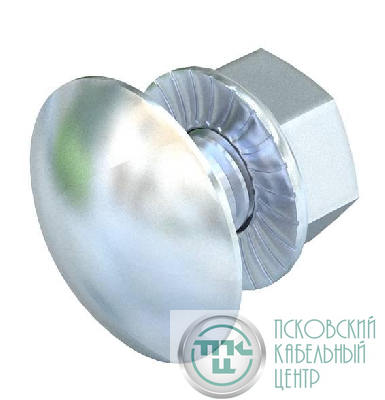 Комплект креплений M6х12 FRSB 6х12 VZ G (болт с плоской головкой + комб. гайка) OBO 6406130