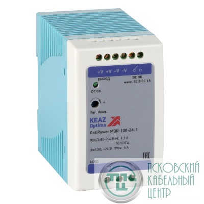 Блок питания OptiPower MDR-100-24-1 КЭАЗ 284542