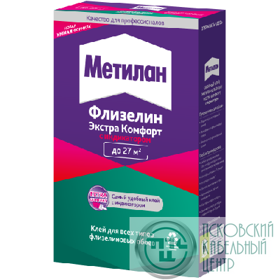 Клей обойный Метилан Флизелин Экстра Комфорт с индикатором 150г Момент Б0065587