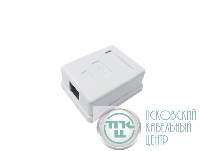 Розетка компьютерная 8P8C (RJ-45) кат.5E UTP 1 порт TOKOV ELECTRIC TKE-SMB-8P8C-1P-UTP