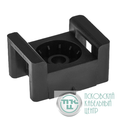 Площадка под стяжку для прямого монтажа 22х16мм черн. (уп.100шт) Rexant 07-2111