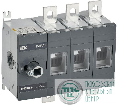 Выключатель-разъединитель ВРК 3п 315А без рукоятки KARAT IEK KA-VR10-3-0315