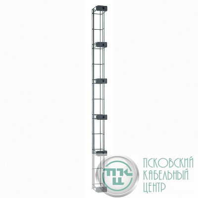 Фиксатор сетчатый кабельный 1560х100х150мм для шкафов Altis 19дюймов Leg 033135