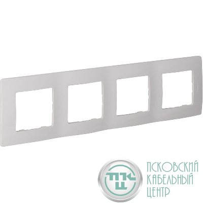 Рамка 4-м СП Etika IP20 бел. IEK 672504