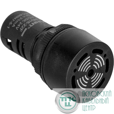 Сигнализатор звуковой ND16-22F d22мм черн. AC/DC 24В (R) CHINT 593380