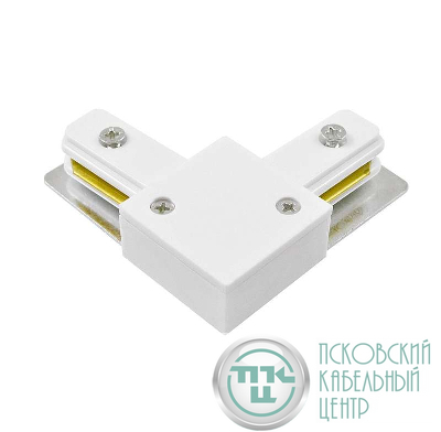 Коннектор L-образный PTR CL-WH накладной/подвесной шинопровод бел. Pro JazzWay 5010840
