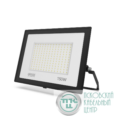 Прожектор светодиодный Elementary 150Вт 6500К IP65 12750лм ПРОМО G2 черн. GAUSS 613100150P