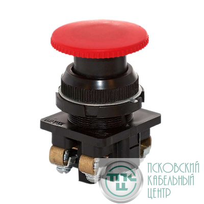 Кнопка КЕ-021 исп. 3 "Стоп" красн. гриб. Электродеталь КЕ-021.3.К
