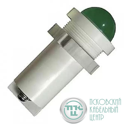 Лампа светодиодная СКЛ-14А-Л-2-24 24В 50Гц/пост. диаметр посадочного отверстия 22мм УХЛ2.1 зел. Реле и Автоматика A8021-78103868