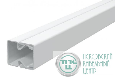 Кабель-канал 20х24 L2000 сталь LKM20020RW оцинк. c пластм. покрытием бел. OBO 6248462
