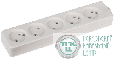 Колодка удлинителя 5-м без заземл. K-5 Эра Б0003478