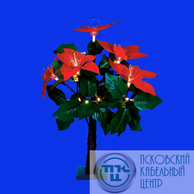 Дерево LED ULD-T2850-020/SNA/3AA WARM WHITE IP20 XMAS STAR Рождественская звезда 3АА (не в/к) 20х50см. 20 диодов тепл. белый. Uniel UL-00007286