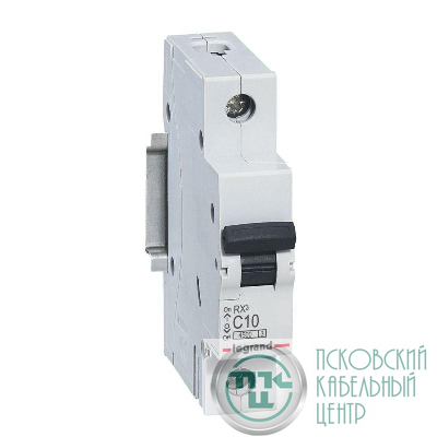 Выключатель автоматический модульный 1п C 63А 4.5кА RX3 ИЭК Leg 419670