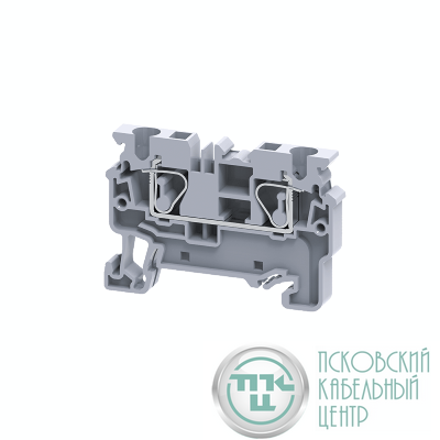 Клемма проходная пружинная OptiClip CX-4-I-32A-(0.2-4) сер. КЭАЗ 289713