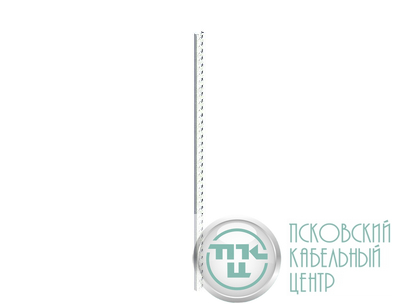 Стойка кабельная К1154ц сталь 2мм УТ2.5 оцинк. СОЭМИ Н0112211515