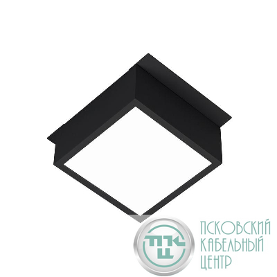 Светильник светодиодный DL-GRIGLIATO-S90x90-12W Day4000 BK 90 deg 230) IP40 металл Arlight 038336