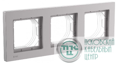 Рамка 3-м AtlasDesign Aqua IP44 алюм. SE ATN440303