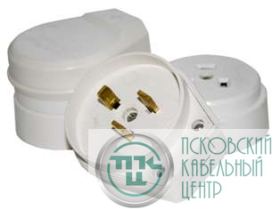 Разъем РШ-ВШ 32А 220В бел. РВШ 32-002 Витебск 0301-00040