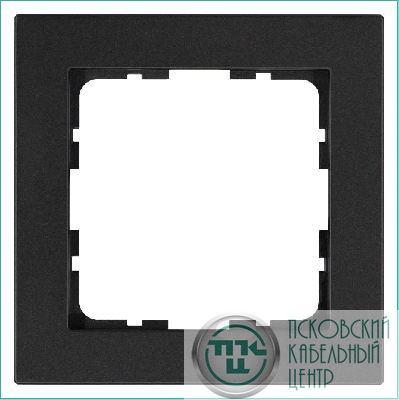 Рамка 1-м G-Classic антрацит Jasmart G1001B