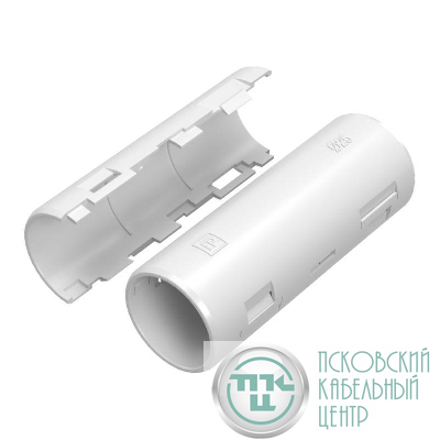 Муфта разборная d25мм бел. Промрукав PR13.0419