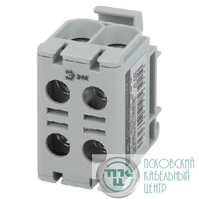 Клемма силовая вводная КСВ NO-224-137 (KE66) 6-50кв.мм "L" двойн. сер. Эра Б0065593