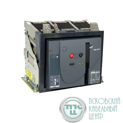 Выключатель автоматический 3п 800А 50кА EasyPact MVS электрон. расцеп. ET5S стац. электр. привод SchE MVS08N3NF5L
