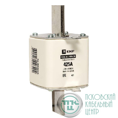 Вставка плавкая ППН-39 630/425А габарит 3 PROxima EKF fus-39/630/425
