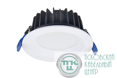 Светильник светодиодный FD 20 R 49 OP 940 D200 WH IP54 230х77мм 40Вт 4000К Ra 90 IP54 встраив. бел. даунлайт Русский Свет 11042023285
