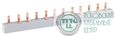 Шина соединительная типа PIN для 2-ф нагр. 100А 54мод. NO-222-07 ЭРА Б0033383
