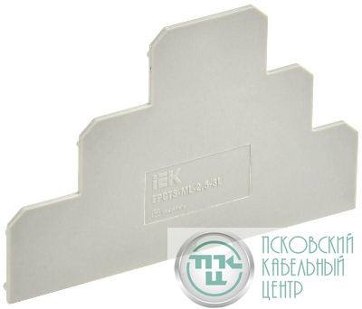 Заглушка для CTS-ML ARMAFIX 3 ур. 2.5кв.мм сер. IEK YCT13-00-3-K03-002-ZGL