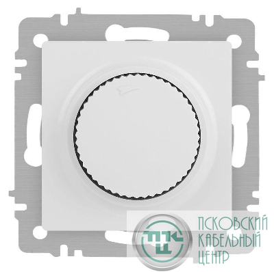 Светорегулятор поворотный СП Accent 6-401-01М 600Вт 230В IP20 бел. матов. Intro Б0063671
