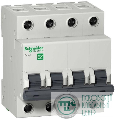 Выключатель автоматический модульный 4п C 6А 4.5кА EASY9 =S= SchE EZ9F34406