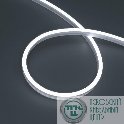 Лента светодиодная WAVE-SIDE-PU-A120-06x12mm 24В White 5700К 8Вт/м IP68 wire x1 вывод боков. герметичная (уп.3м) Arlight 052578