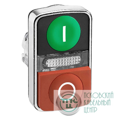 Головка для кнопки двойн. с маркир. + Led SchE ZB4BW7L3741