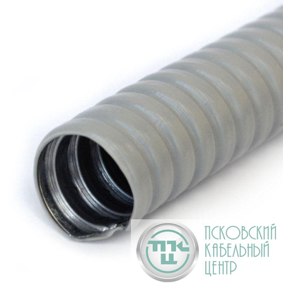 Металлорукав в ПВХ изоляции Р3-ЦП-НГ-32 сер. (уп.25м) Промрукав PR04.0475