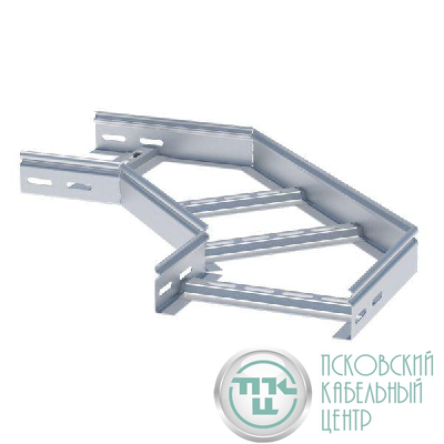 Угол для лотка горизонтальный 90град. 100х500мм EKF glt90100500